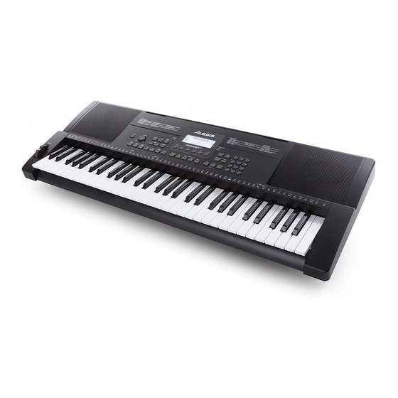 Alesis HARMONY 61 Manuales