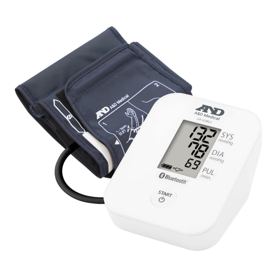 A&D UA-651BLE Manual De Instrucciones