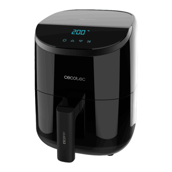 cecotec CECOFRY COMPACT 2000 TOUCH Manual De Instrucciones