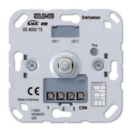 Jung DS 4092 TS Instrucciones De Servicio