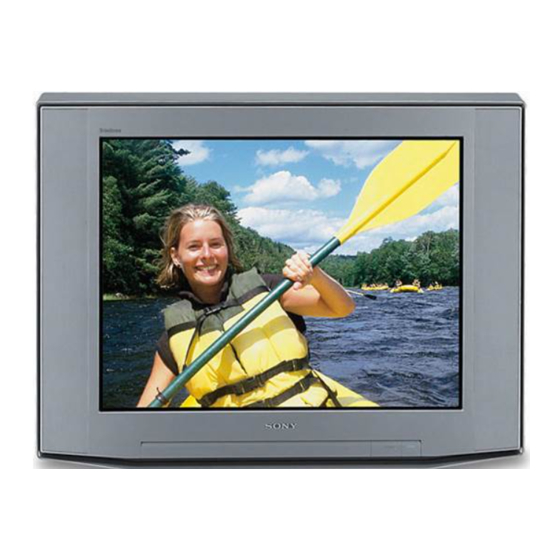 Sony KV-32XBR400 Manual Del Usuario