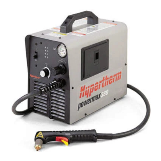 Hypertherm powermax 380 Manuales