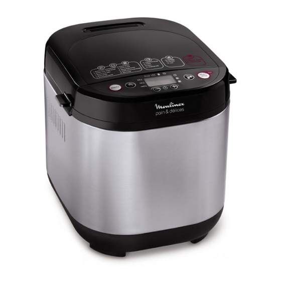 Moulinex pain plaisir Manual De Instrucciones