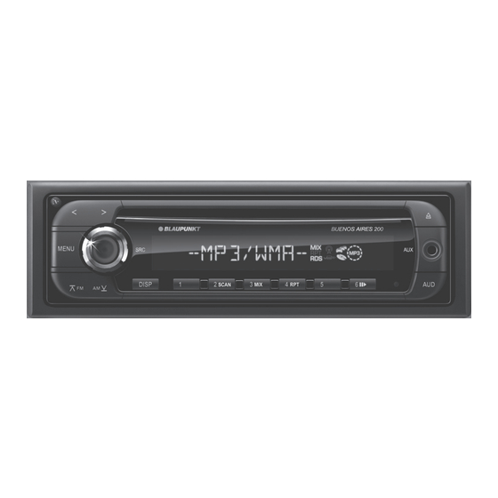 Blaupunkt Buenos Aires 200 Instrucciones De Manejo