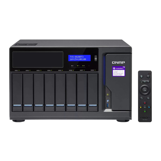 QNAP TVS-882BRT3 Guía De Usuario