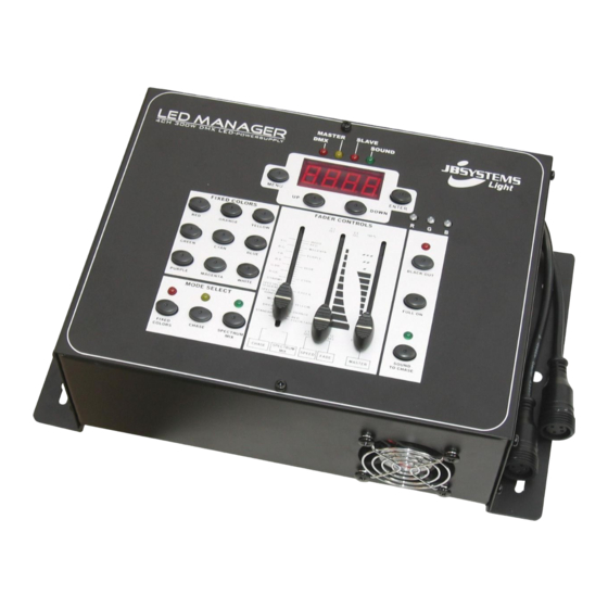 JB Systems Light LED MANAGER Manual De Instrucciones