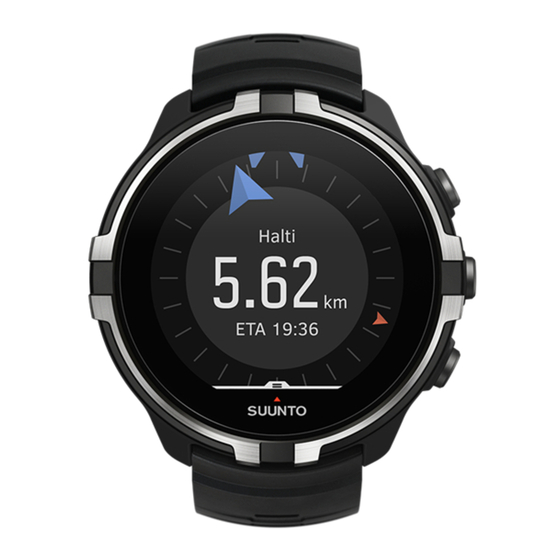 Suunto SPARTAN SPORT WRIST HR BARO 2.5 Guia Del Usuario