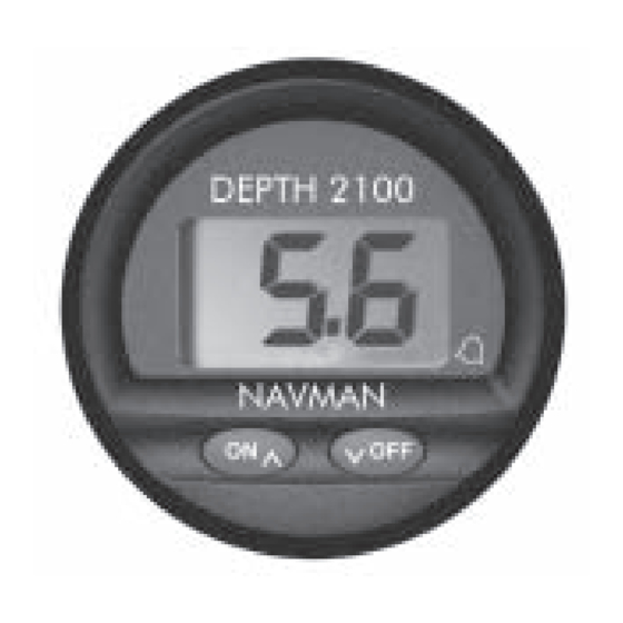 Navman DEPTH 2100 Manuales