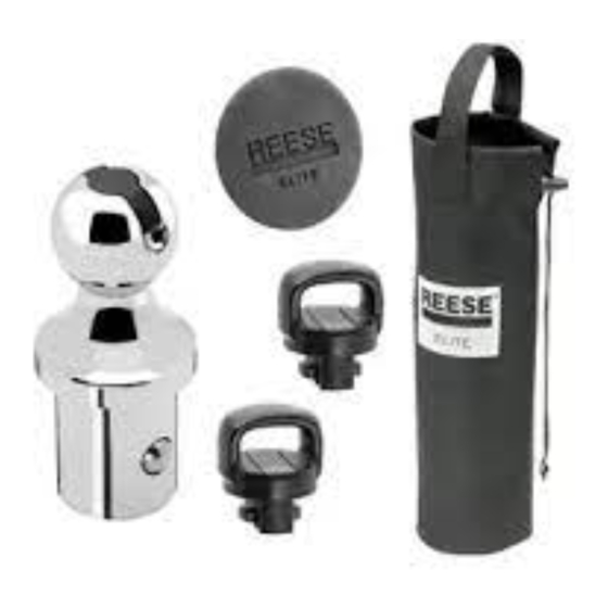 Cequent Performance Products REESE Elite Serie Manuales