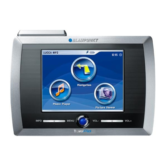 Blaupunkt TravelPilot Lucca Instrucciones De Funcionamiento