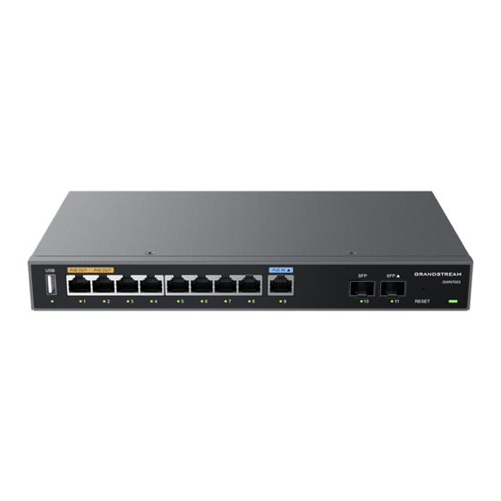 Grandstream GWN7001 Guía De Instalación Rápida