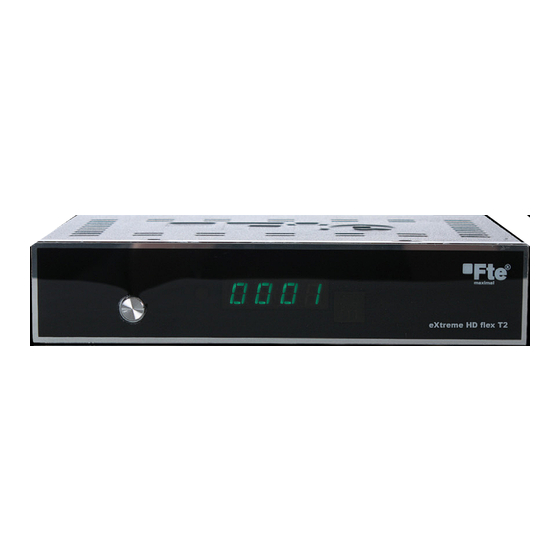 FTE Maximal eXtreme HD flex T2 Manual De Usuario