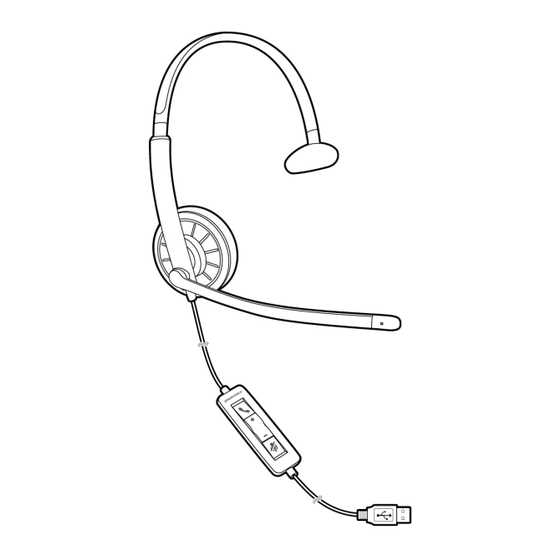 Plantronics Blackwire C310 Guia Del Usuario