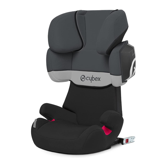 CYBEX SOLUTION X2-fix Guia Del Usuario