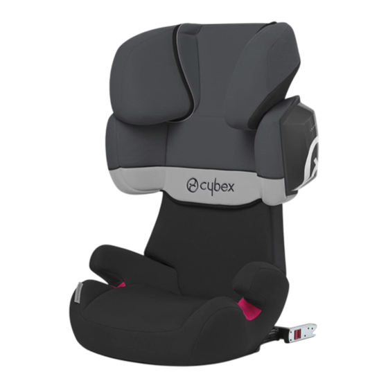 CYBEX SolutIon X2-fix Guia Del Usuario