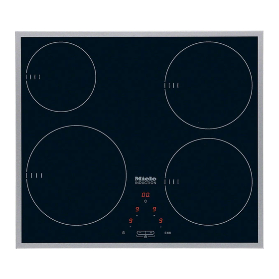 Miele KM 6112 Manuales