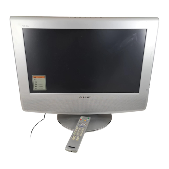 Sony Wega KLV-27HR3 Manual De Instrucciones