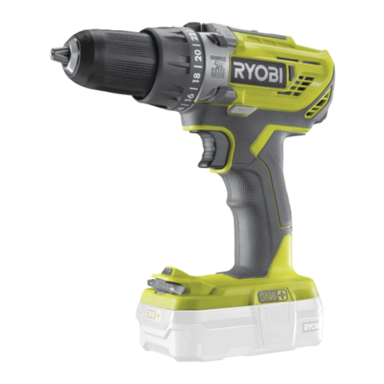 Ryobi R18PD3 Manual De Instrucciones