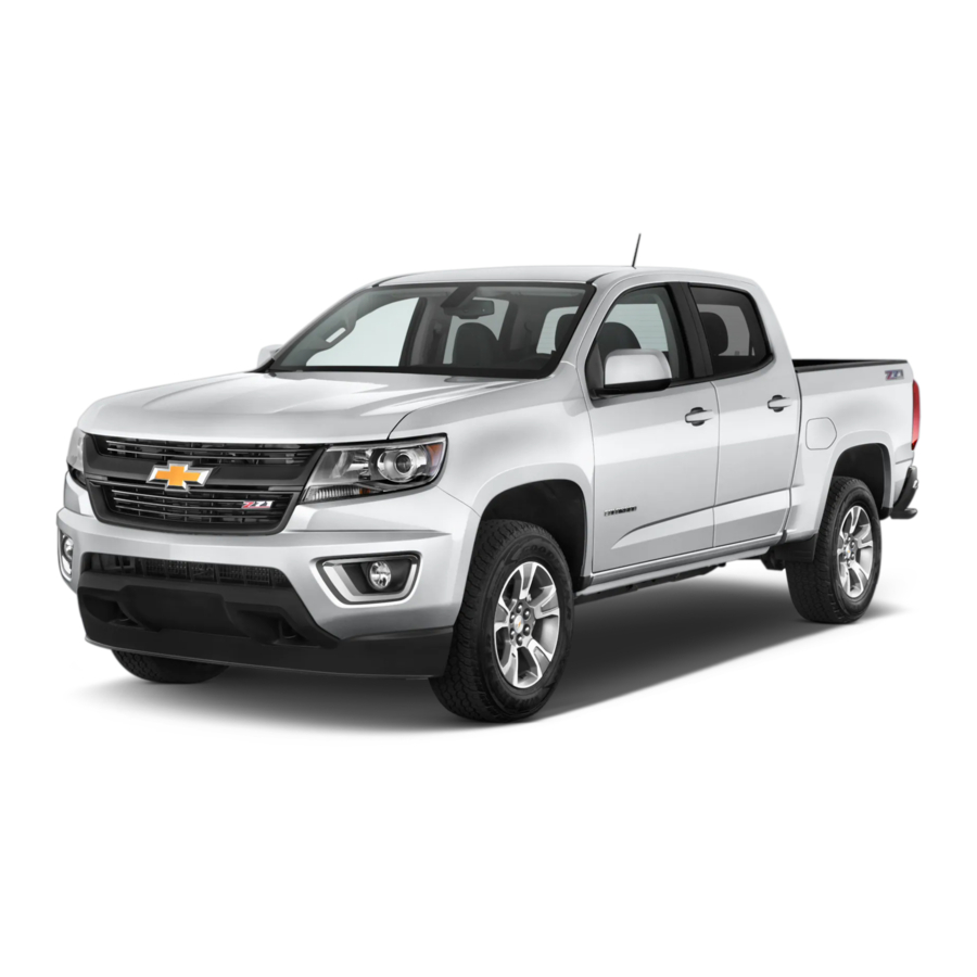 Chevrolet Colorado 2015 Manual Del Propietário