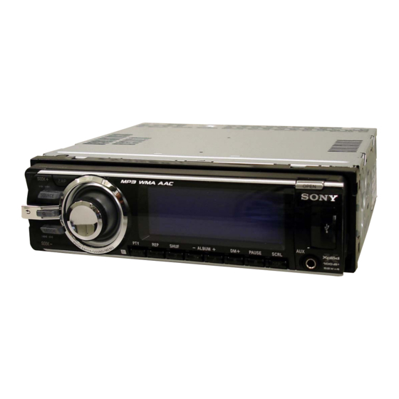 Sony CDX-GT730UI Instalación / Conexiones