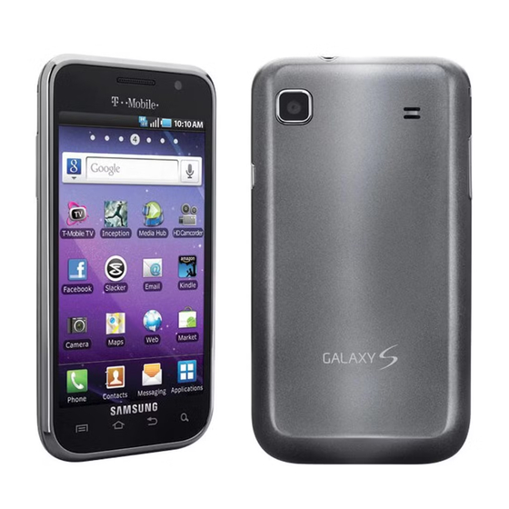 Samsung Galaxy S Manual Del Usuario