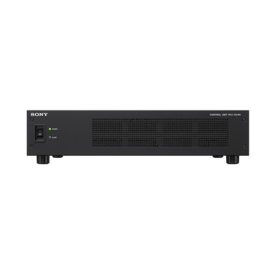 Sony RYZ-CU164 Manual De Instrucciones