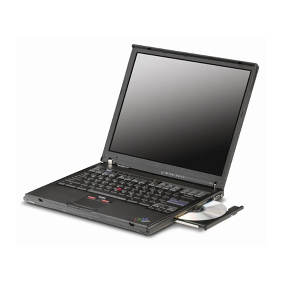Lenovo ThinkPad T40 Serie Guía De Servicio Y De Resolución De Problemas