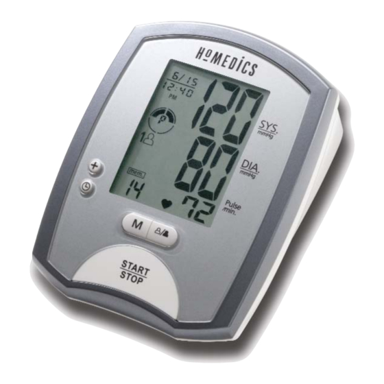 HoMedics BPA-101 Manual De Instrucciones
