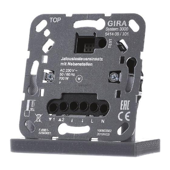Gira System 3000 Manual De Instrucciones