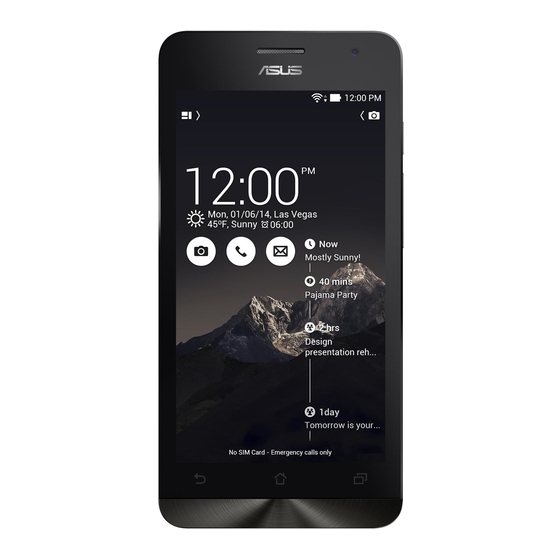 Asus Zenfone A500CG Guia Del Usuario