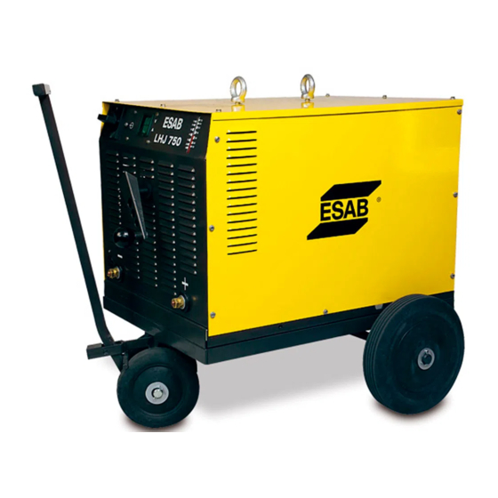 ESAB LHJ 750 Manual De Instrucciones