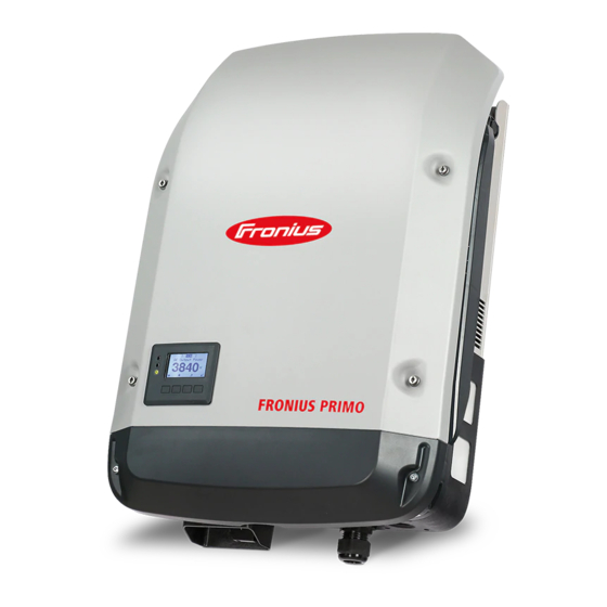 Fronius Primo Serie Manuales