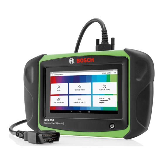 Bosch KTS 250 Manual Original