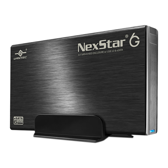 Vantec NexStar NST-366SU3-BK Guia De Instalacion