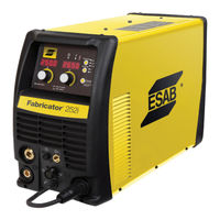 Esab Fabricator 252i Manual De Operación