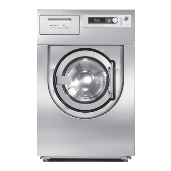 Miele professional PW 6107 Instrucciones De Manejo