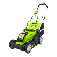 GreenWorks MO10B00 Manual Del Propietário