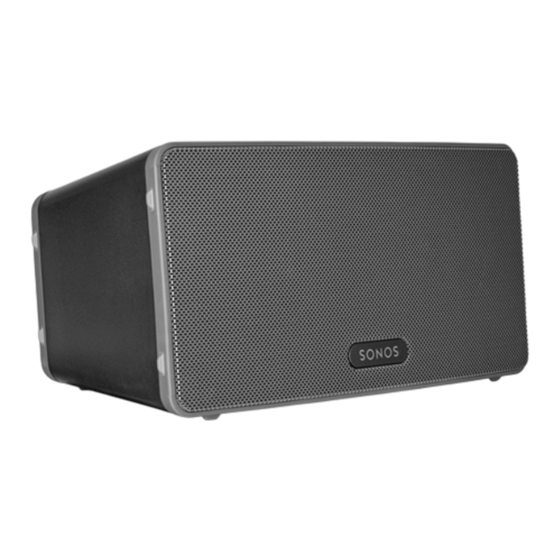Sonos PLAY:3 Manual Del Usuario
