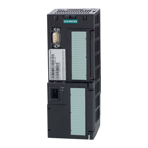 Siemens SINAMICS G120P CU230P-2 Instrucciones De Servicio Resumidas