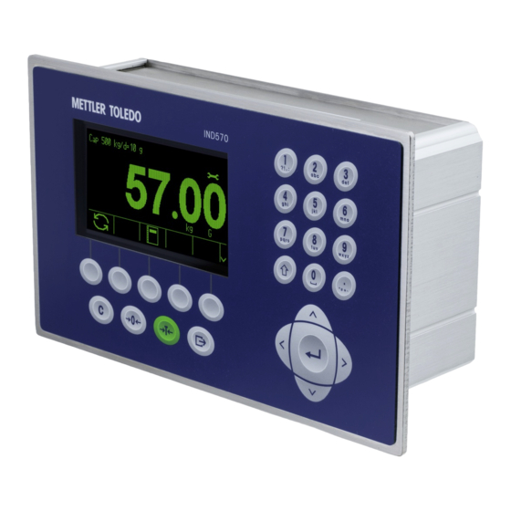 Mettler Toledo IND570 Manual Del Usuario