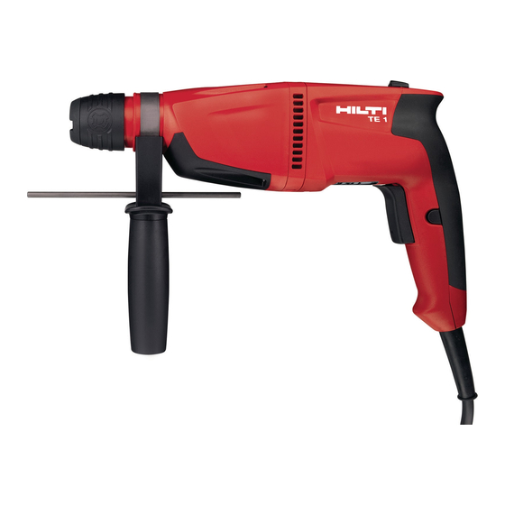 Hilti TE 1 Manual De Instrucciones