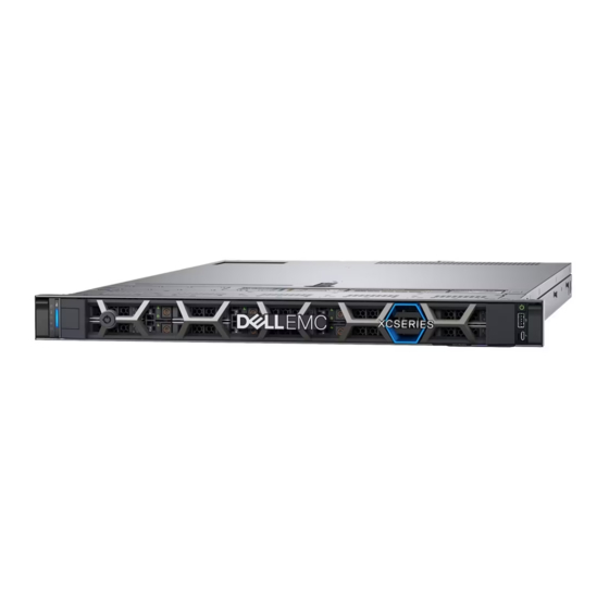 Dell EMC XC Core XC650 Manual De Instalación Y Servicio