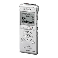 Sony ICD-UX300 Manual De Instrucciones