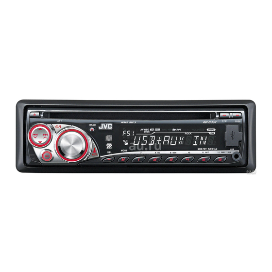 JVC KD-G442 Manual De Instalación
