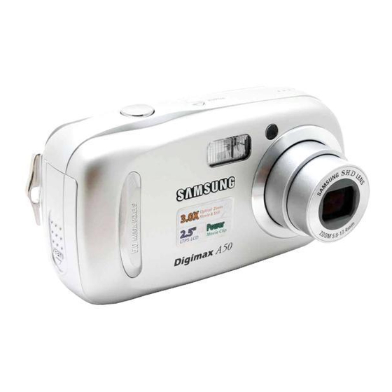 Samsung Digimax A50 Manual De Usuario