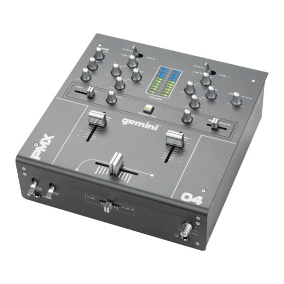 Gemini PMX-04 Manual Del Operador