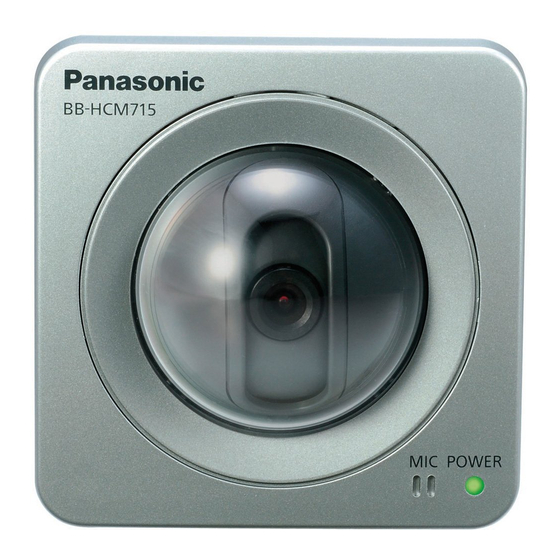 Panasonic BB-HCM715 Manual De Instrucciones
