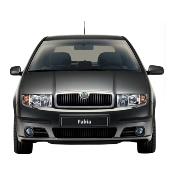 Skoda Fabia Manual De Instrucciones