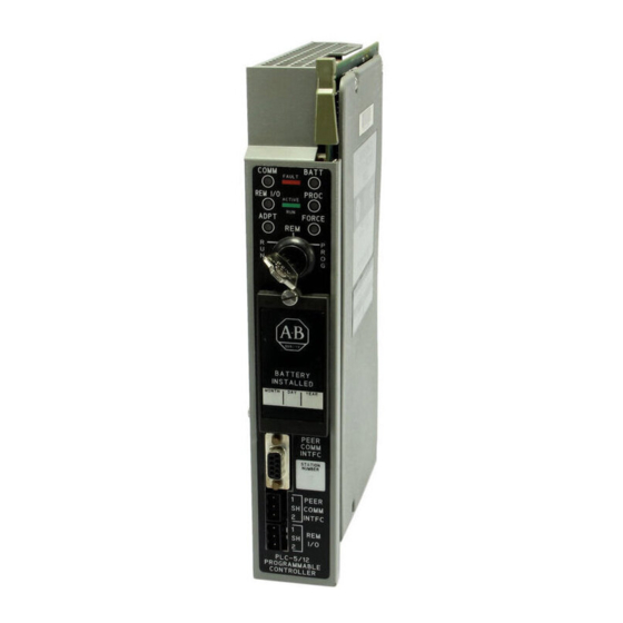 Rockwell Automation Allen-Bradley 1785-LT Manual Del Usuario
