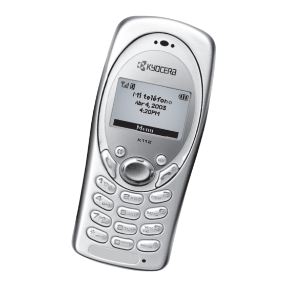 Kyocera K110 Serie Guia Del Usuario